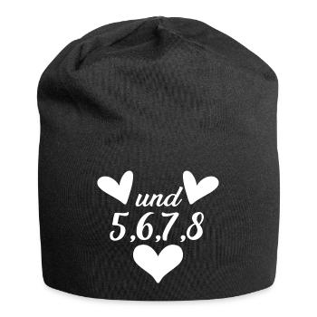 Tanzen Tanz Tanzkurs Rhythmus - Jersey-Beanie - Schwarz - Vorne