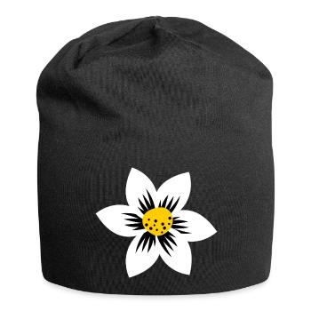 Flower power - Jersey Beanie - black - Front