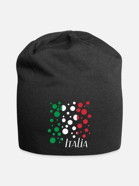 Italia Bubbles - Jersey-Beanie - Schwarz