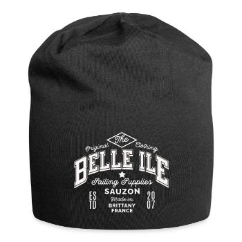 Belle Ile Segelzubehör - Jersey-Beanie - Schwarz - Vorne