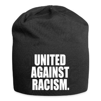 United against racism - Bonnet en jersey - noir - Devant