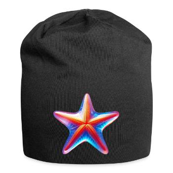 Étoile de mer - Bonnet en jersey - noir - Devant