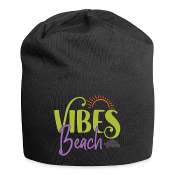 Ambiance de plage - Bonnet en jersey - noir - Devant