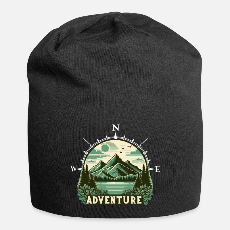 Aventure - Bonnet en jersey - noir
