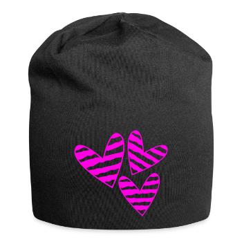 VALENTINSTAG. Junggesellinnenabschied. ICH LIEBE DICH. ICH LIEBE DICH. LIEBE - Jersey-Beanie - Schwarz - Vorne