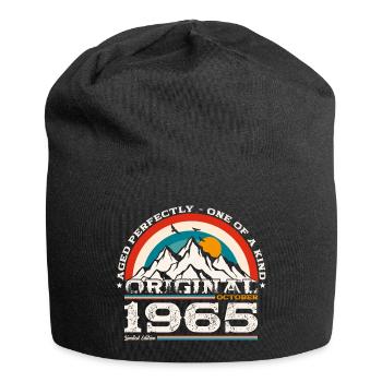 59. Geburtstag Legende Oktober 1965 Jahrgang 65 - Jersey-Beanie - Schwarz - Vorne