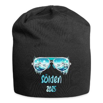 Sölden 2025 - Jersey-Beanie - Schwarz - Vorne