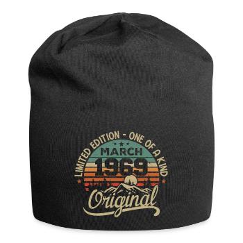 Original Mars 1969 Cadeau Anniversaire Mars 1969 - Bonnet en jersey - noir - Devant