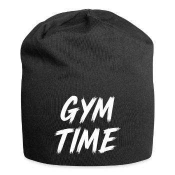 Gym Time - Jersey Beanie - black - Front
