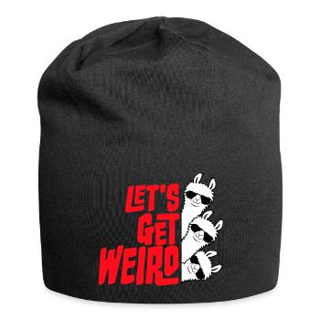Let's Get Weird 3 Lama Freunde Team Sonnenbrille - Jersey-Beanie - Schwarz - Vorne
