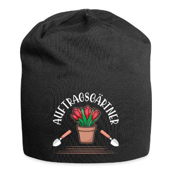 Jardinier Jardinage Jardinage Jardinage Jardinage - Bonnet en jersey - noir - Devant