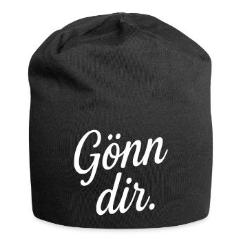 Treat yourself - Jersey Beanie - black - Front