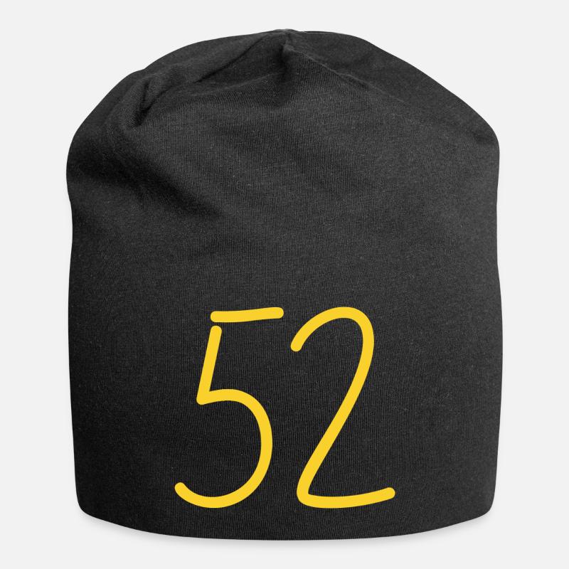 52 - Bonnet en jersey - noir