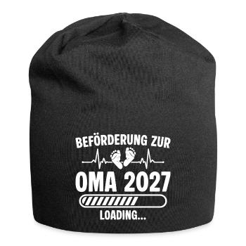 Announcing pregnancy Grandma-to-be 2027 - Jersey Beanie - black - Front