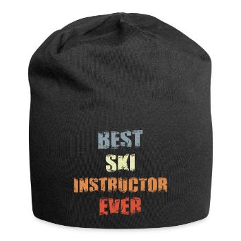 Ski trainer - Jersey Beanie - black - Front