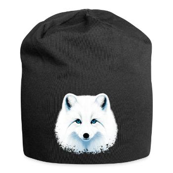 Arctic fox - Jersey Beanie - black - Front