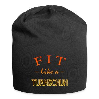 FIT wie ein Turnschuh - Jersey-Beanie - Schwarz - Vorne