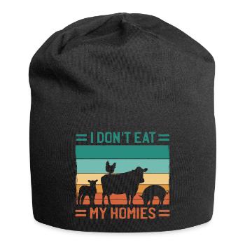 Vegan Homies - Bonnet en jersey - noir - Devant