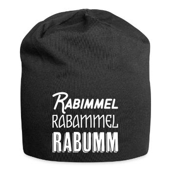 Rabimmel Rabammel Rabumm Shirt - Jersey Beanie - black - Front