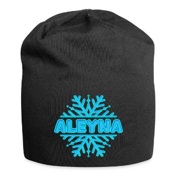 First name Aleyna - Jersey Beanie - black - Front