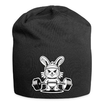 Pumpernickel Rabbit - Jersey Beanie - black - Front