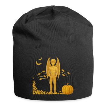 Fall Edition: Vampire Demon with Bats - Jersey Beanie - black - Front