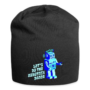 robotnik dance - old school robots - Jersey-Beanie - Schwarz - Vorne