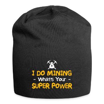 Exploitation minière - Bonnet en jersey - noir - Devant