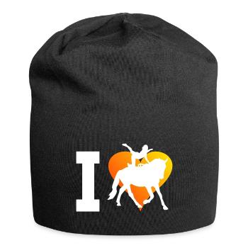Voltige d’équipe Voltige Art équestre - Bonnet en jersey - noir - Devant