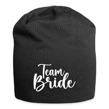 Team bride - Jersey Beanie - black - Front
