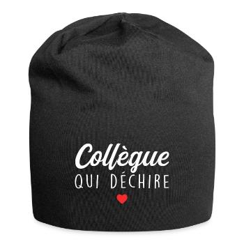 Collègue Qui Déchire - Bonnet en jersey - noir - Devant