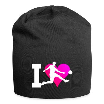 Football Men Footballers Football Games - Jersey Beanie - black - Front