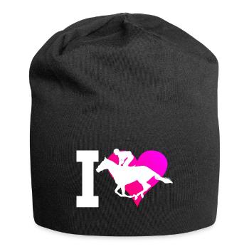 Équitation Équitation Équitation Hunting Dressour - Bonnet en jersey - noir - Devant