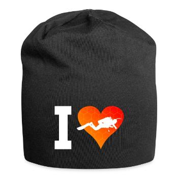 Diver Scuba Diver Scuba Diving - Jersey Beanie - black - Front