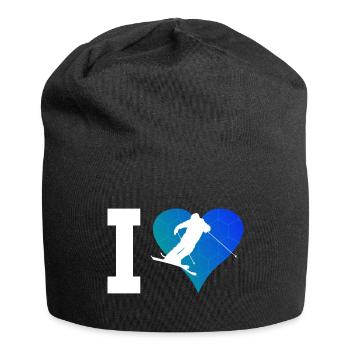 Damen Ski Freestyle Ski Jumping Slopestyle - Jersey-Beanie - Schwarz - Vorne