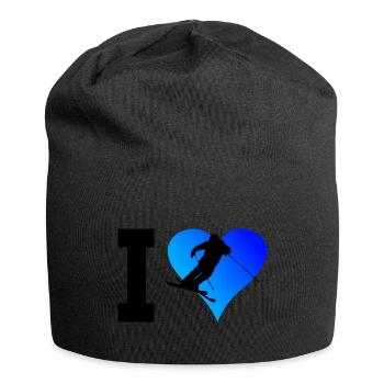 Ski Freestyle Ski Jumping Women Slopestyle - Jersey Beanie - black - Front