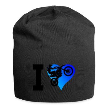 Dirt Biker Motocross Freestyle Motocross - Jersey Beanie - black - Front