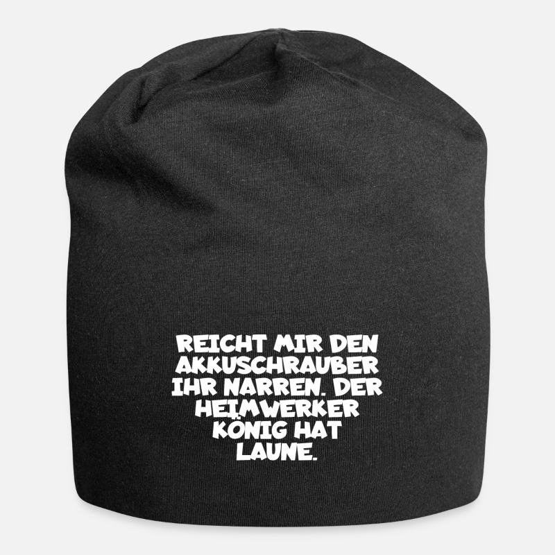 Heimwerker - Jersey-Beanie - Schwarz