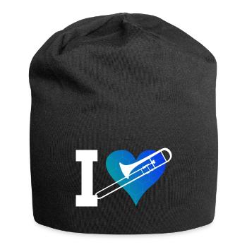 Tenor Trombone Trombone Brass Band Brass Instrument - Jersey Beanie - black - Front