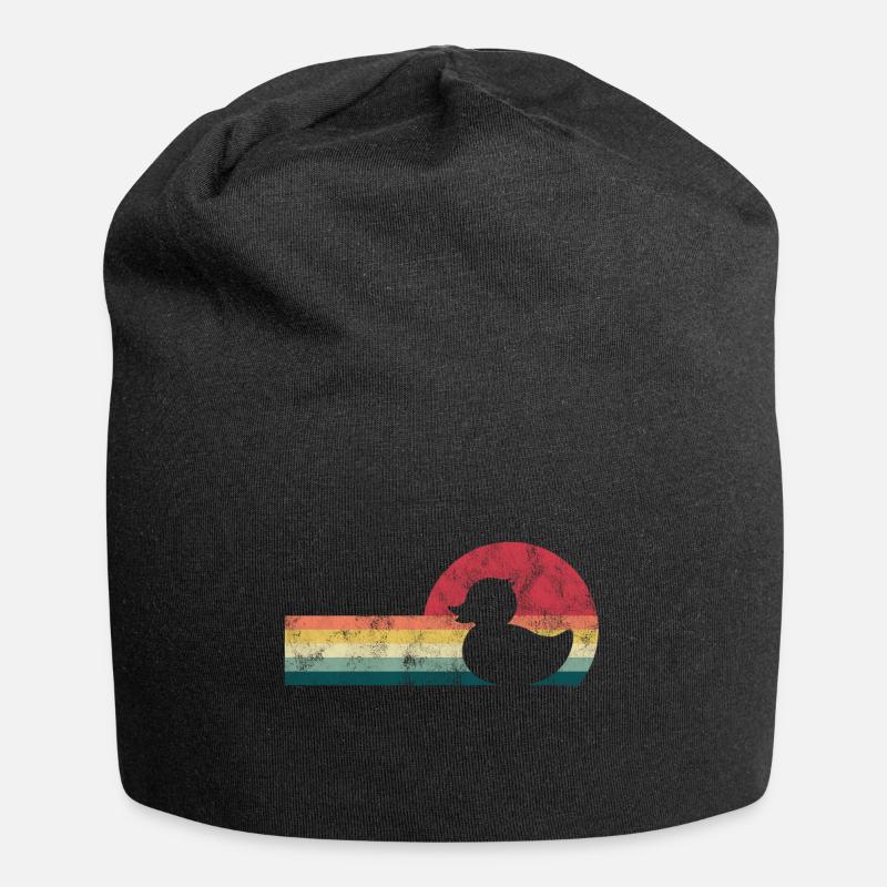 Duck duck house bath duck duck birds duck eggs idea - Jersey Beanie - black