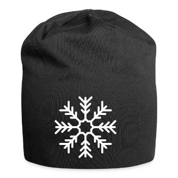 Flocon de neige - Bonnet en jersey - noir - Devant