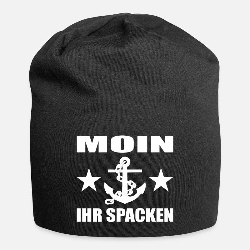Moin - Jersey-Beanie - Schwarz