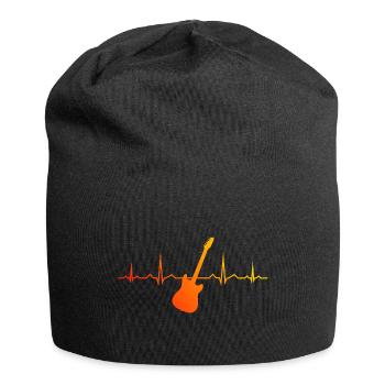 Herren Gitarrist Guitar Player Gitarre Guitar - Jersey-Beanie - Schwarz - Vorne