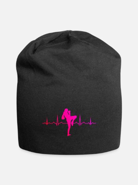 Thaibox Damen Thaiboxen Thaiboxer Herren Muay Thai - Jersey-Beanie - Schwarz
