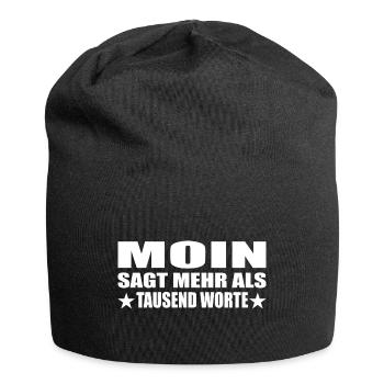 Moin - Jersey-Beanie - Schwarz - Vorne