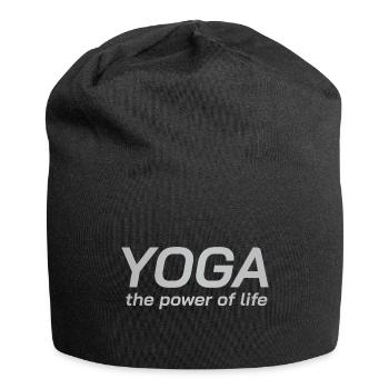 Yoga Shirt Power of Life, Spiritual Wisdom - Jersey-Beanie - Schwarz - Vorne
