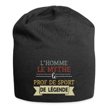 Profs - Sport - Cadeau - Mythe - Homme - Drôle - Bonnet en jersey - noir - Devant