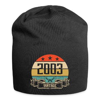 2003 Vintage Geburtstag Retro Classic - Jersey-Beanie - Schwarz - Vorne