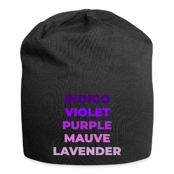 Colours Variants - Jersey Beanie - black - Front
