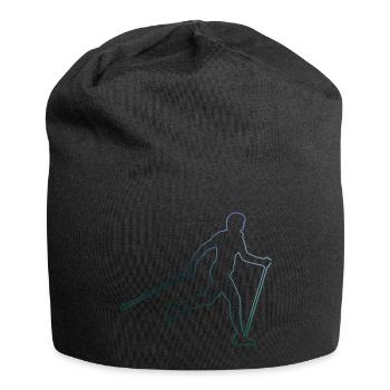Walken Walking Walker Damen Nordic Walking - Jersey-Beanie - Schwarz - Vorne